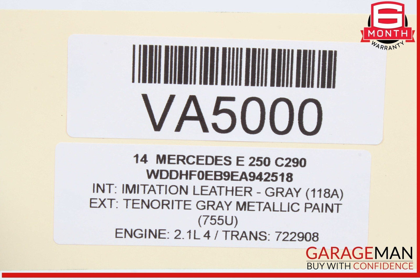 14-16 Mercedes W212 E250 E350 Right Passenger Side Exterior Door Handle OEM