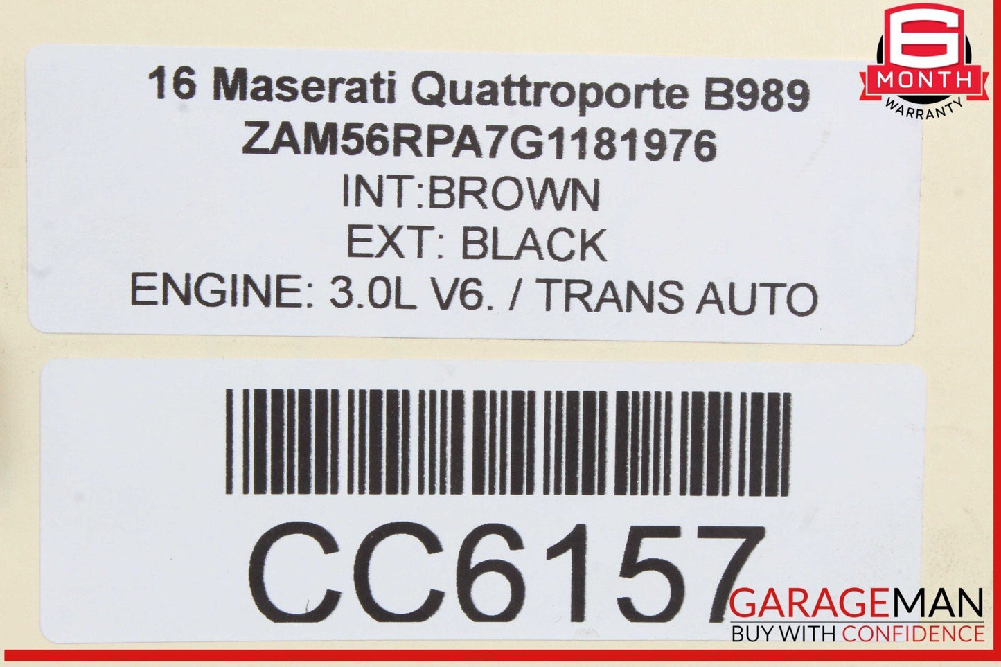 14-22 Maserati Quattroporte SQ4 M156 Rear Subframe Crossmember Cross Member OEM