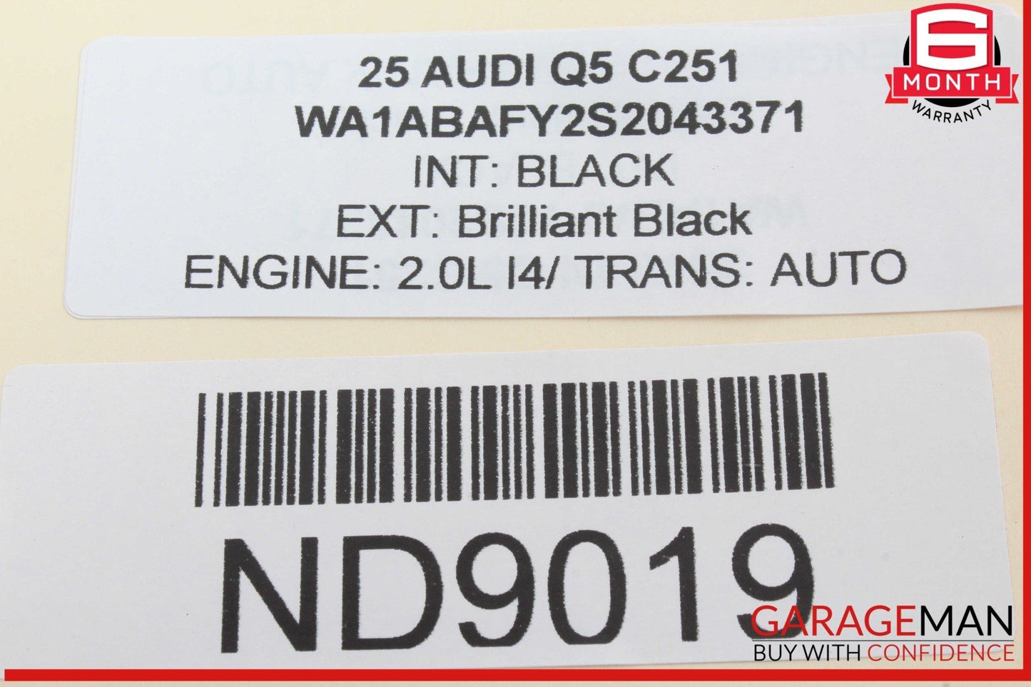 18-25 Audi Q5 Front Upper Over Head Interior Dome Light Lamp 80A947135BJ OEM