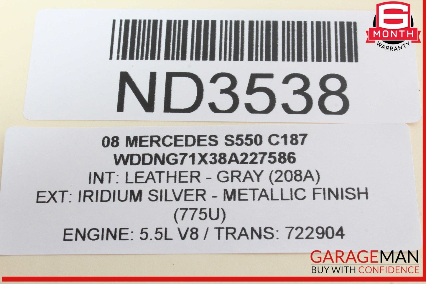 07-13 Mercedes W221 S550 CL65 AMG Front Left Seat Adjust Controller Switch Set
