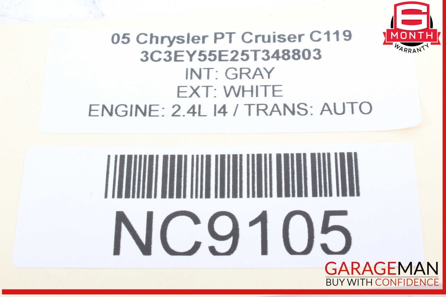 05-08 Chrysler PT Cruiser Front Left Driver Side Window Regulator Motor OEM