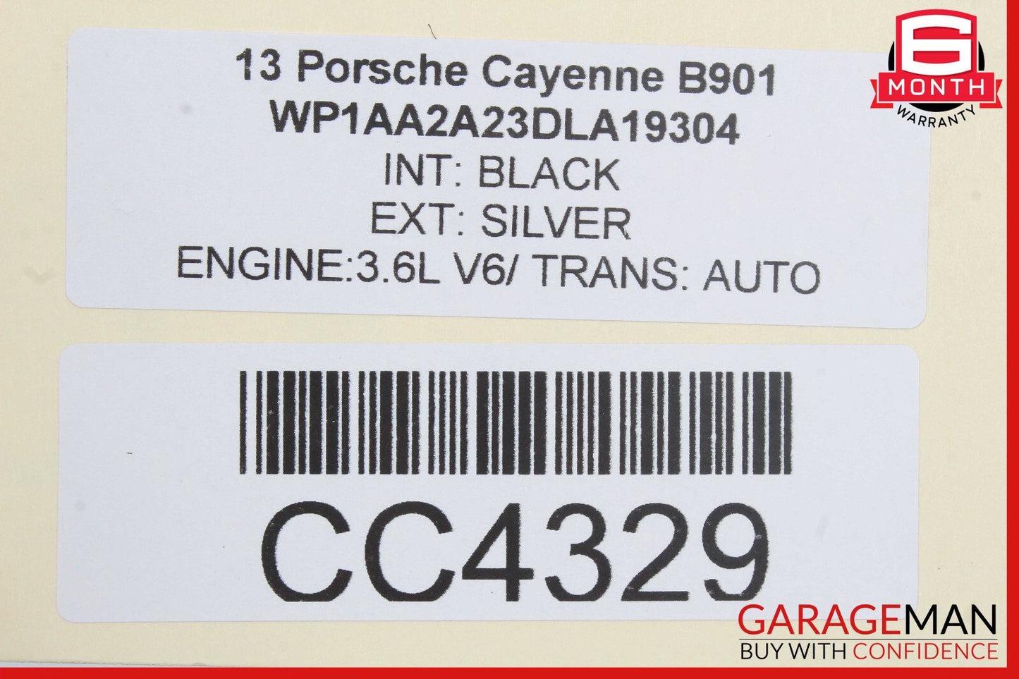 11-18 Porsche Cayenne 958 Top Roof Sun Roof Sunroof Glass Motor Frame Panel Assy
