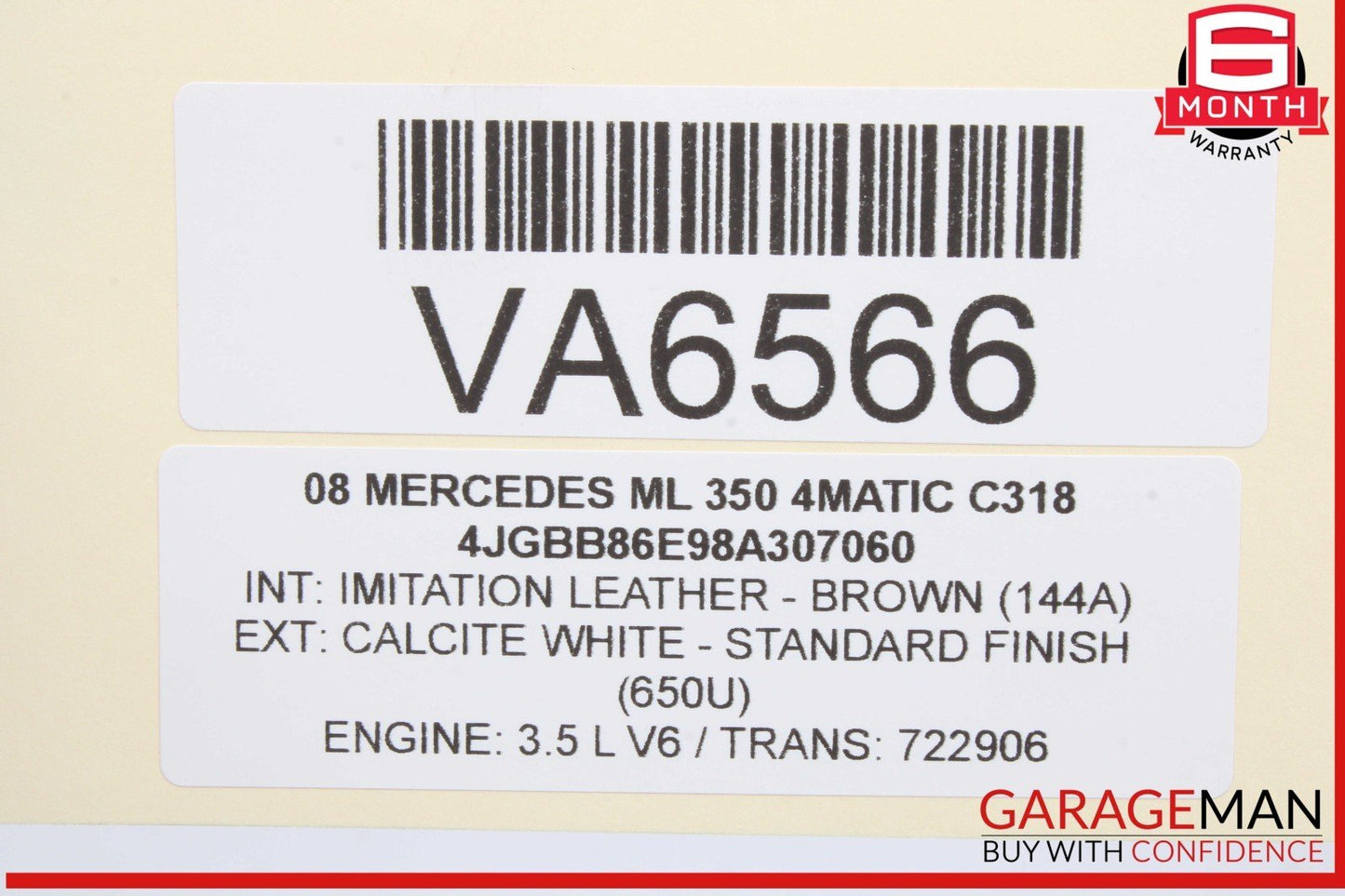06-12 Mercedes W164 ML350 4MATIC Front Right Side Driveshaft CV Axle Shaft OEM