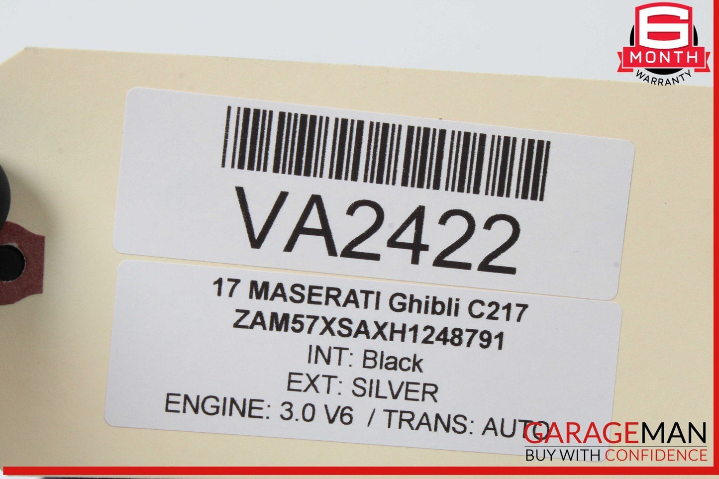 17-24 Maserati Ghibli M157 Center Dash Air Vent Grille Screen Frame Trim Panel