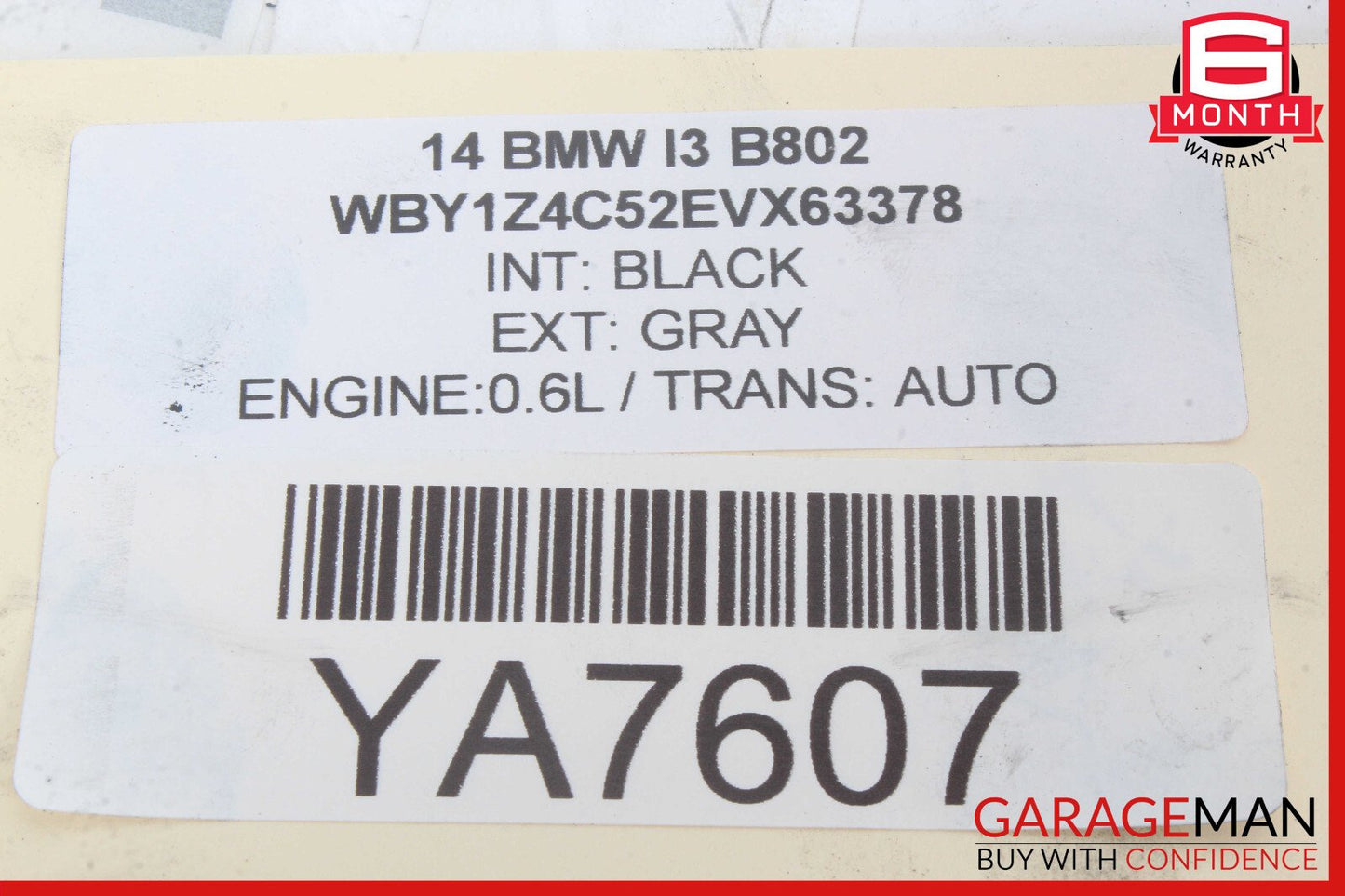 14-21 BMW i3 I01 Rear Right Quarter Panel Mount Bracket OEM