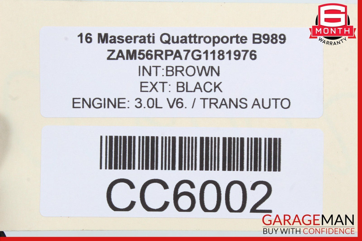 14-22 Maserati Quattroporte M156 Ghibli Front Left Side Door Shell OEM