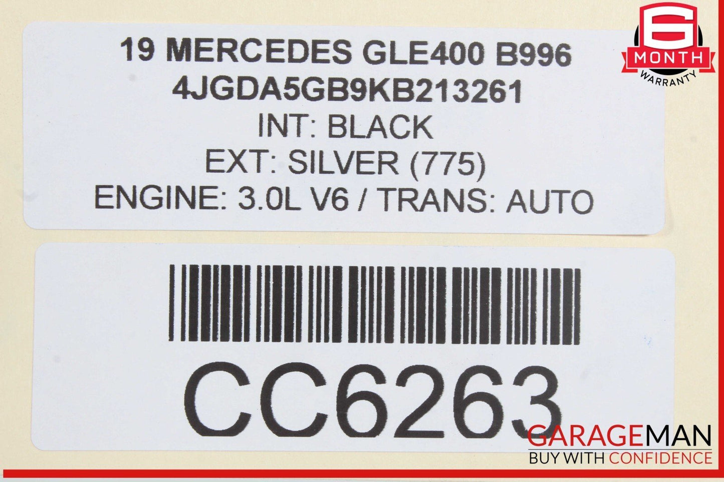 12-19 Mercedes W166 GLE400 ML550 Rear Subframe Sub Cross Frame Crossmember Bar