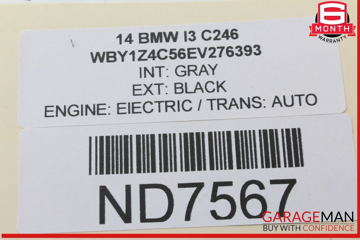 14-21 BMW i3 I01 Hybrid Remote Keyless Entry Smart Key Assembly OEM