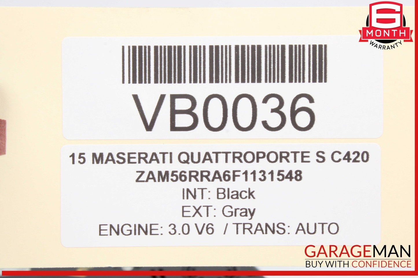 14-17 Maserati Quattroporte S Speedometer Instrument Cluster 670030595 OEM