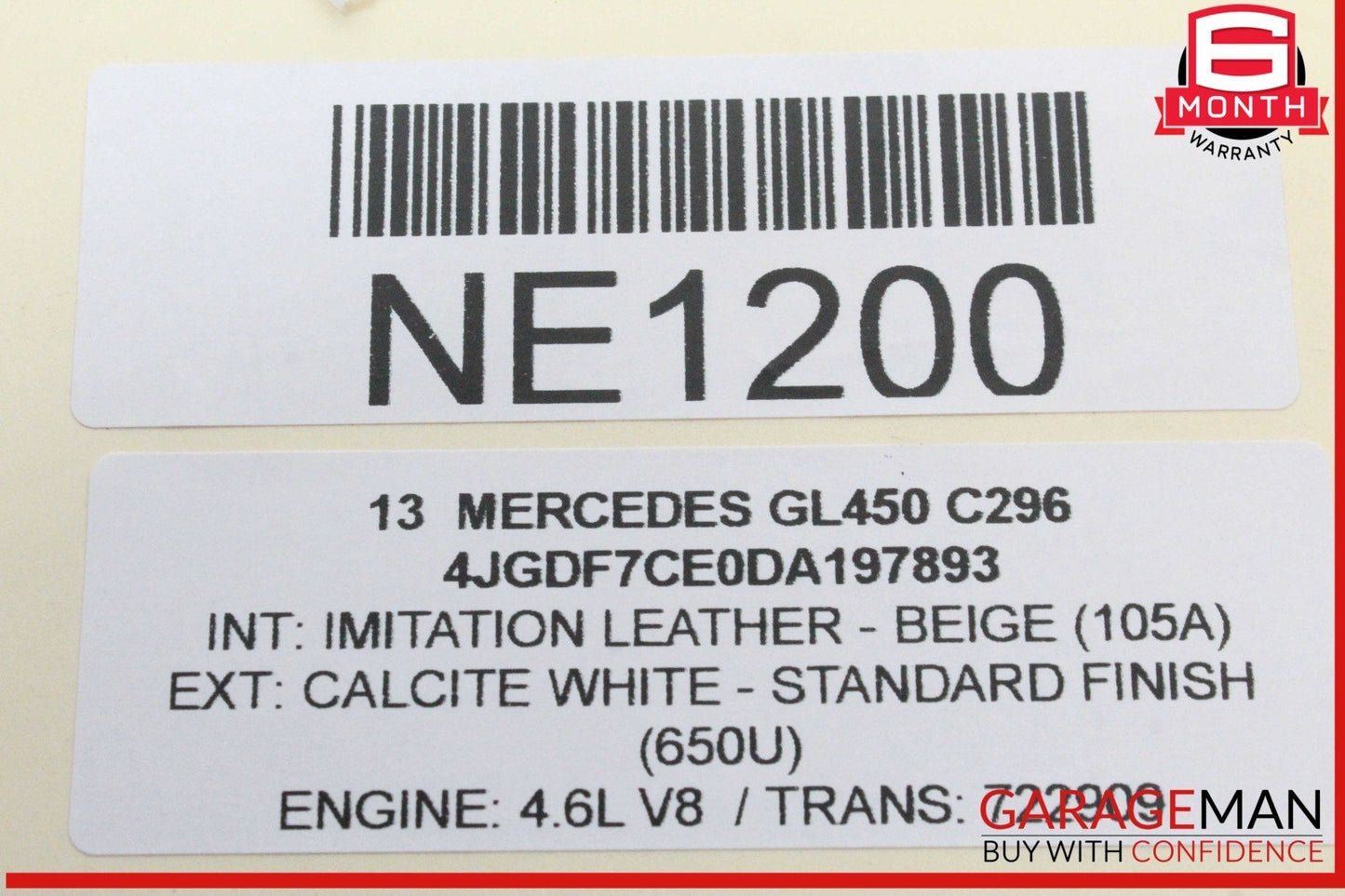 12-16 Mercedes X166 GL450 Dash Dashboard Center A/C Air Bezel Trim OEM