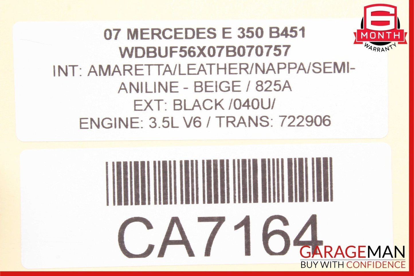 05-11 Mercedes W211 E350 C230 3.0L V6 Engine Motor Oil Pump Assembly OEM