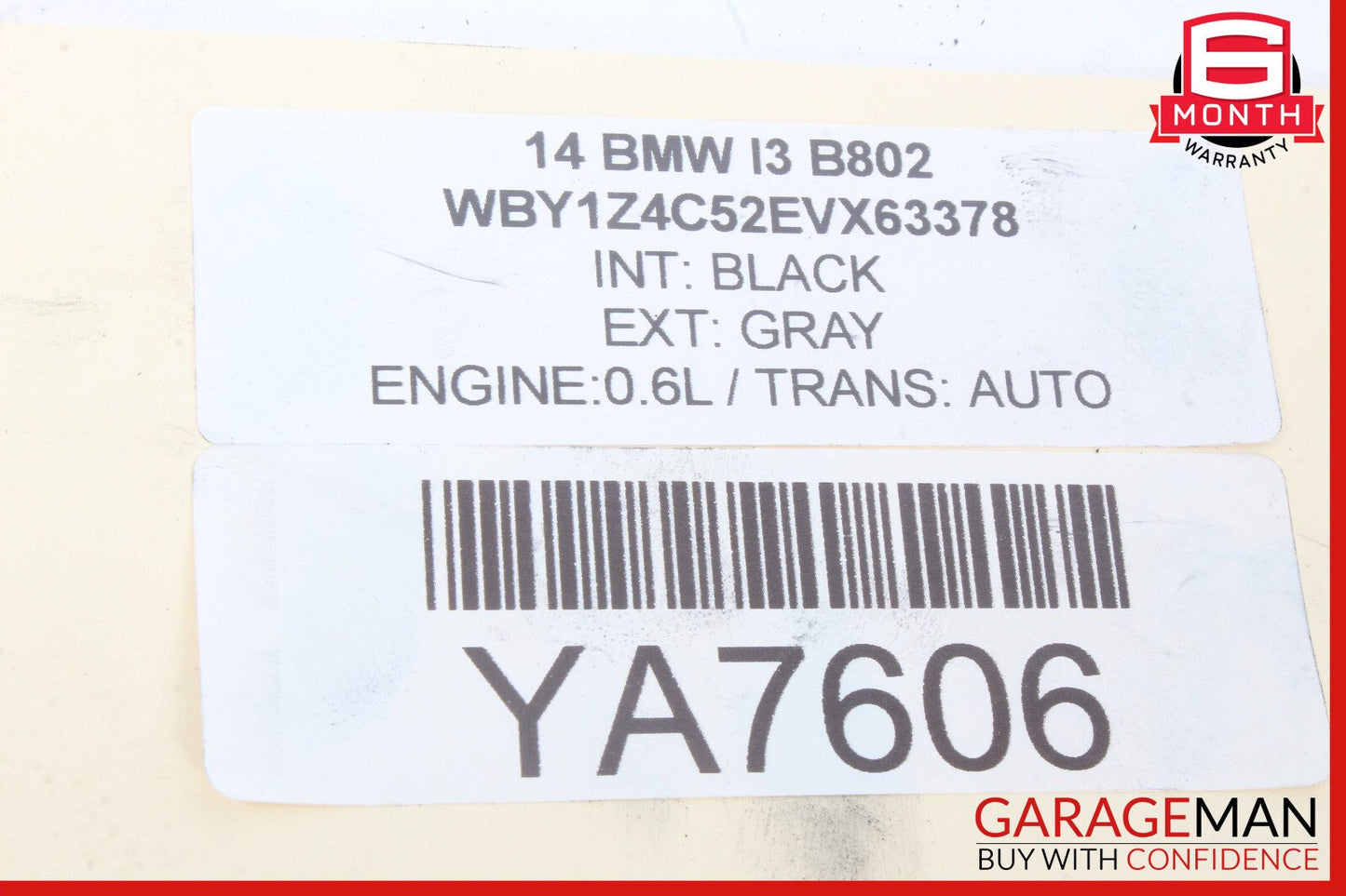 14-21 BMW i3 I01 Rear Left Quarter Panel Mount Bracket OEM