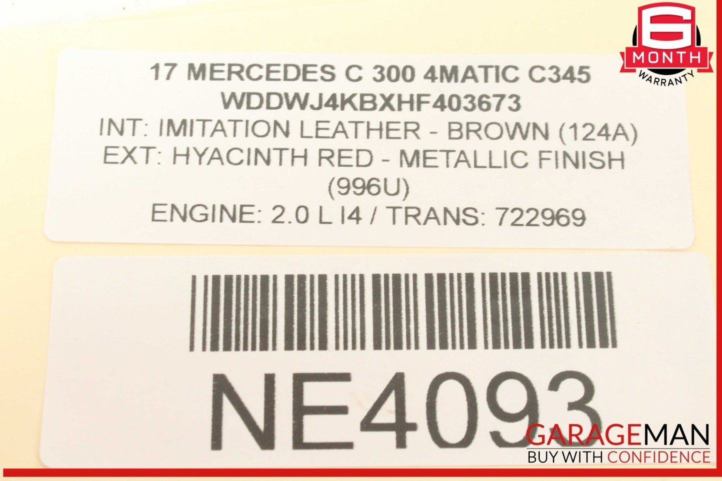 15-20 Mercedes W205 C300 4MATIC Rear Left Side Spindle Knuckle Wheel Hub OEM