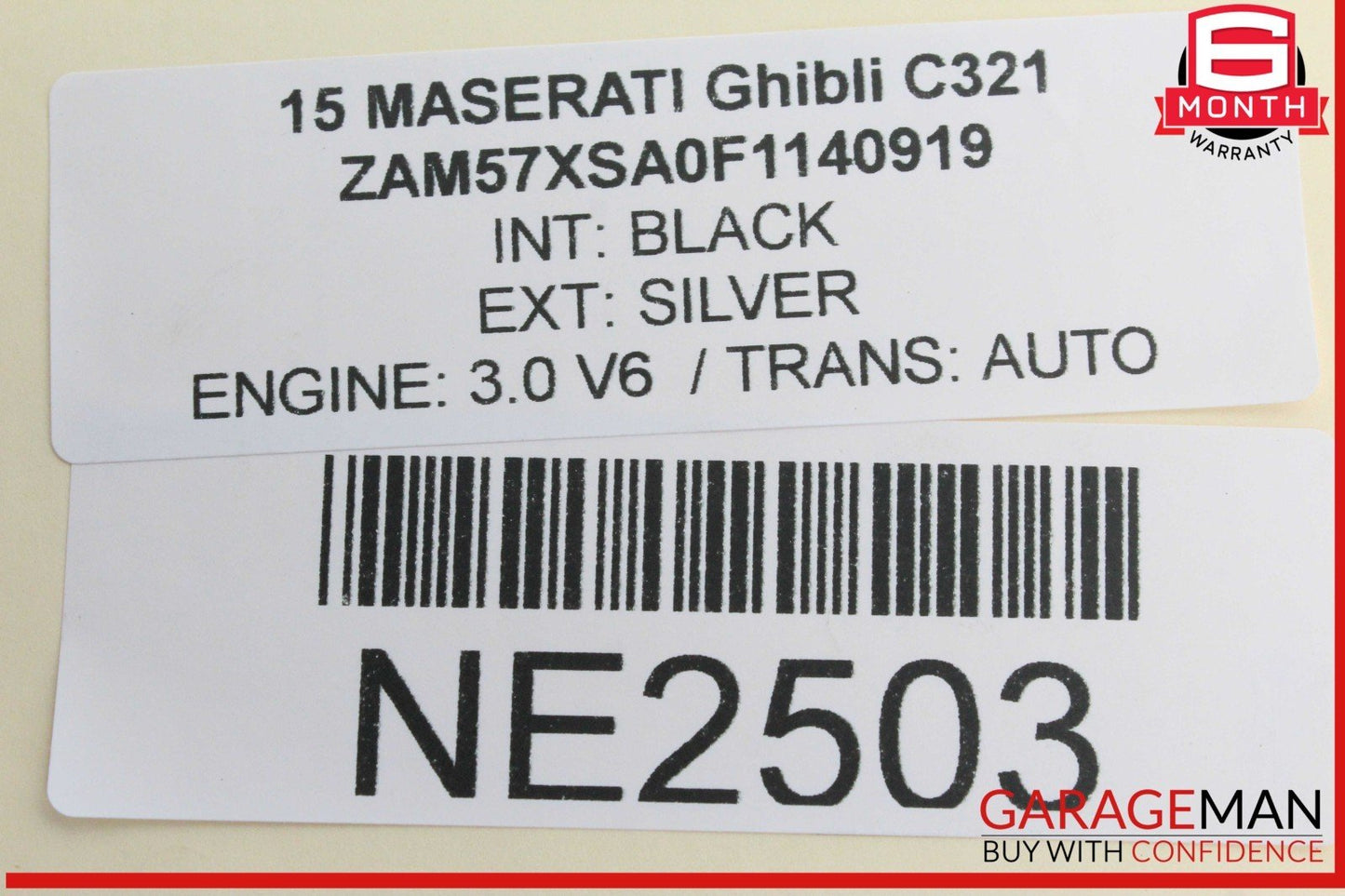 14-17 Maserati Ghibli Rear Right Passenger Side Spindle Knuckle Hub Bearing OEM
