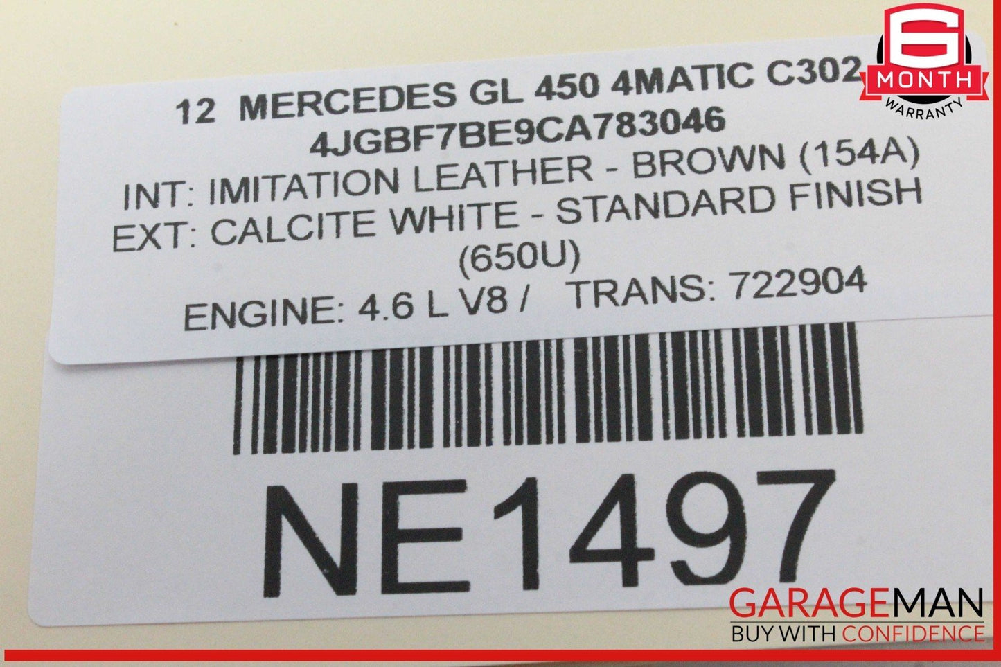 06-12 Mercedes X164 GL450 4MATIC Dash Dashboard Hazard Heated Seats ESP Panel
