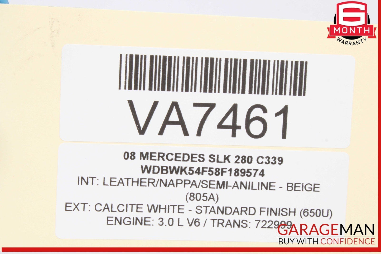 05-11 Mercedes R171 SLK280 SLK55 Front Left Driver Side Lower Control Arm OEM