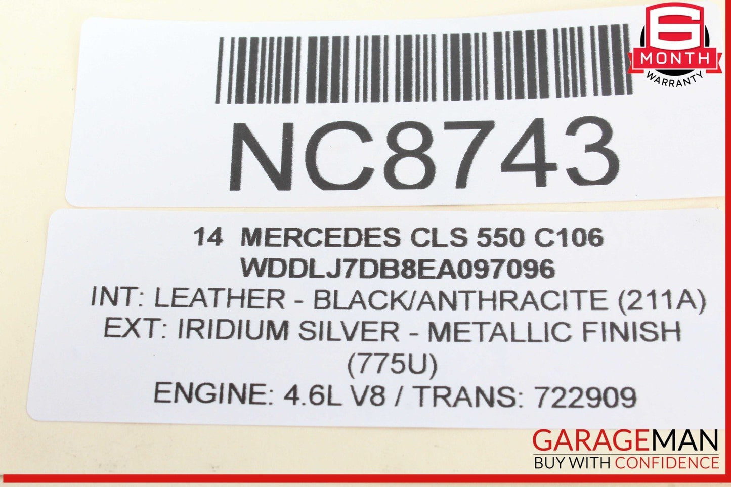 12-18 Mercedes W218 CLS550 E550 M278 Left Turbocharger Turbo Charger Manifold