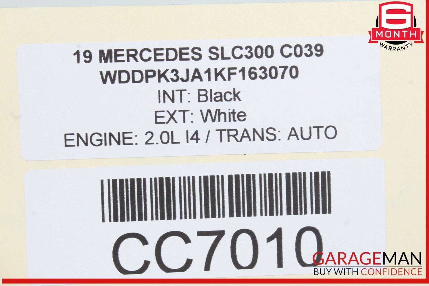 12-20 Mercedes R172 SLC300 SLK350 Rear Sub Frame Subframe Crossmember Cradle OEM
