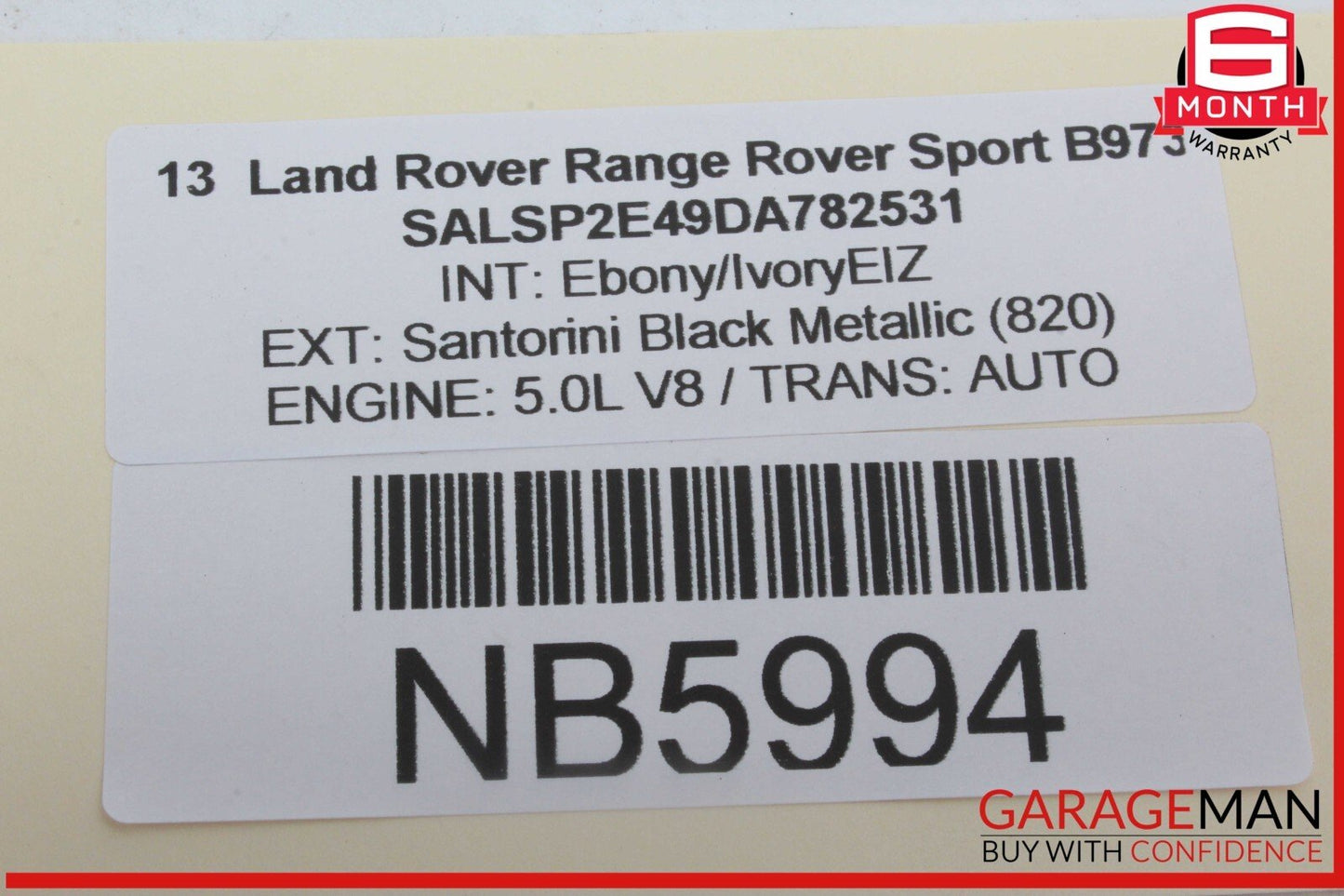 10-13 Land Rover Range Rover Sport Rear Left & Right Audio Sound Speaker OEM
