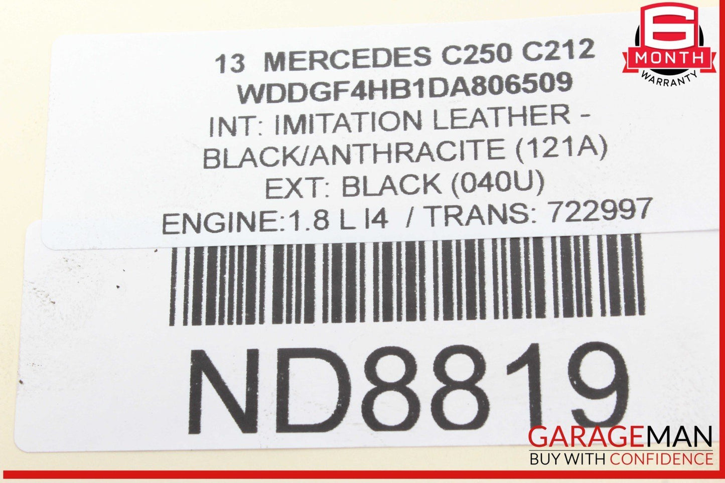 08-20 Mercedes W204 C250 E350 Front Left Wheel Spindle Knuckle Hub Bearing OEM