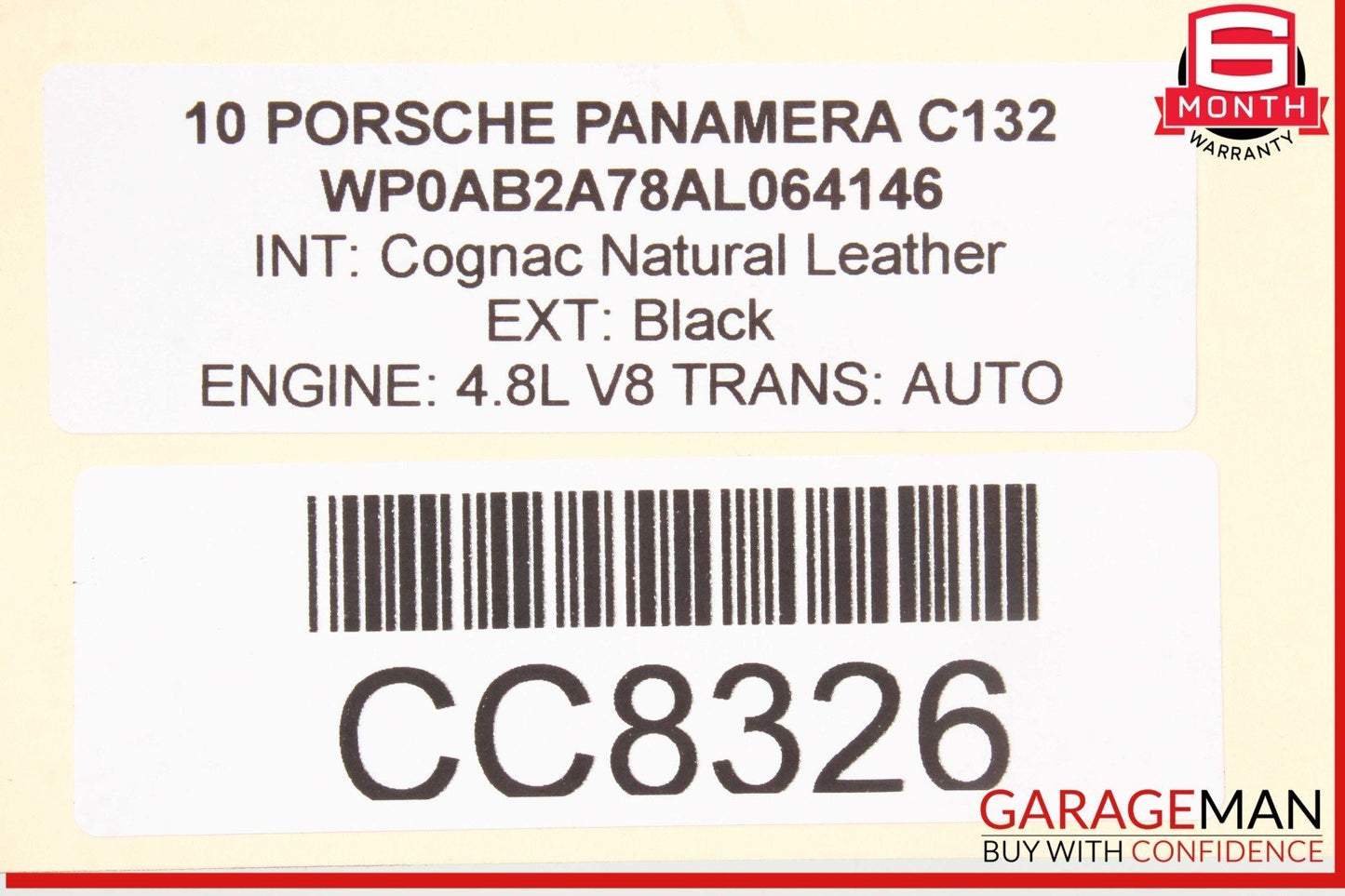 10-16 Porsche Panamera 970 Power Steering Rack & Pinion Assembly OEM