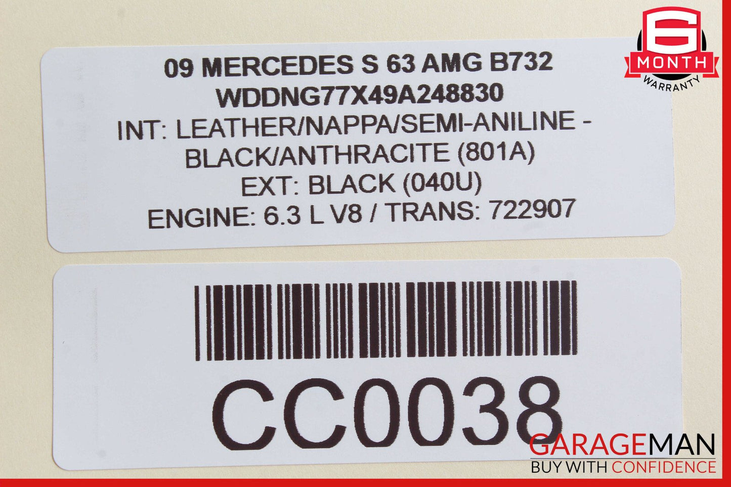 07-09 Mercedes W221 S63 Front Center Bezel Trim A/C Heater Switch Assembly