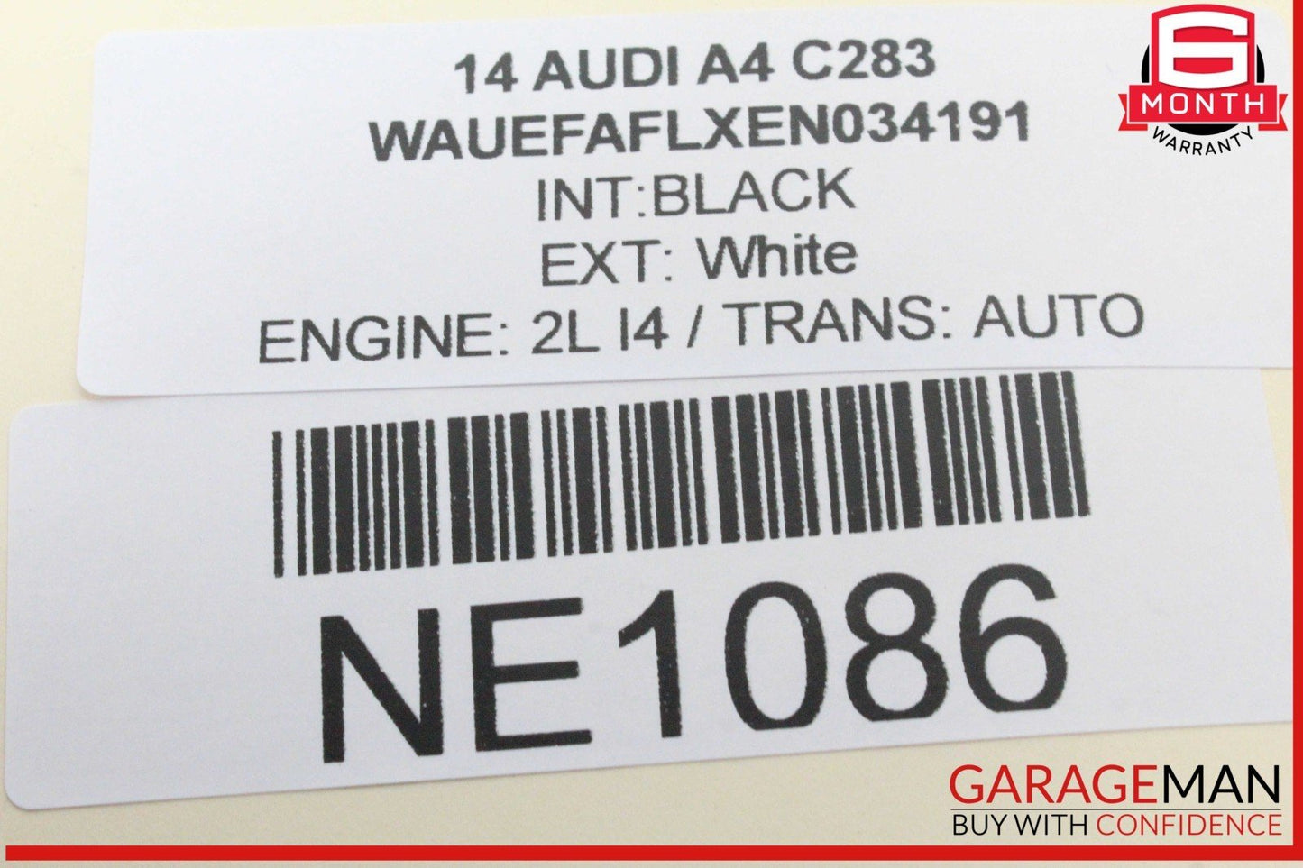 09-16 Audi A4 S4 Rear Right Passenger Side Lower Control Arm 8K0505312J OEM