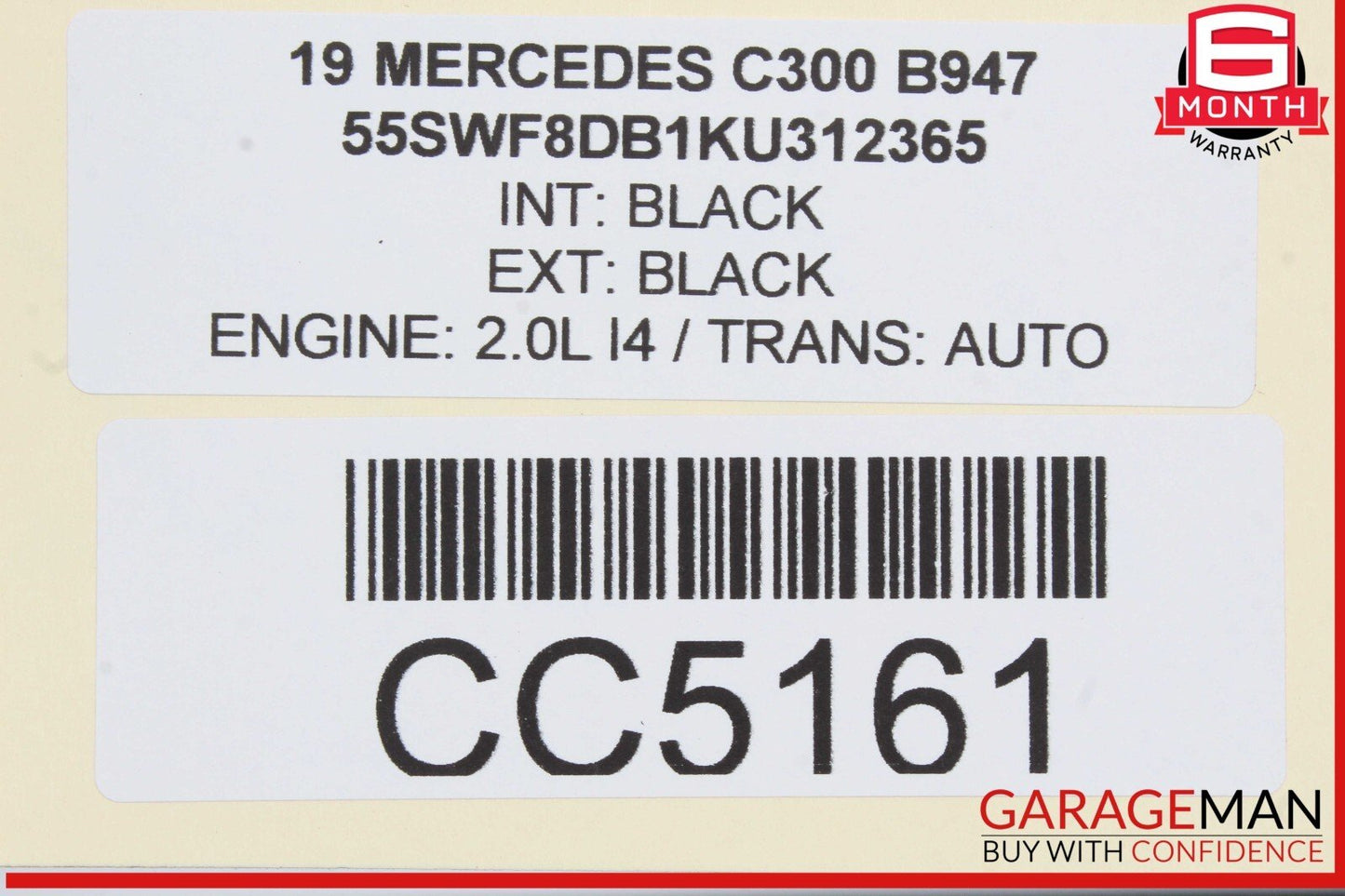15-21 Mercedes W205 C300 C350e C400 Front Right Exterior Door Shell OEM