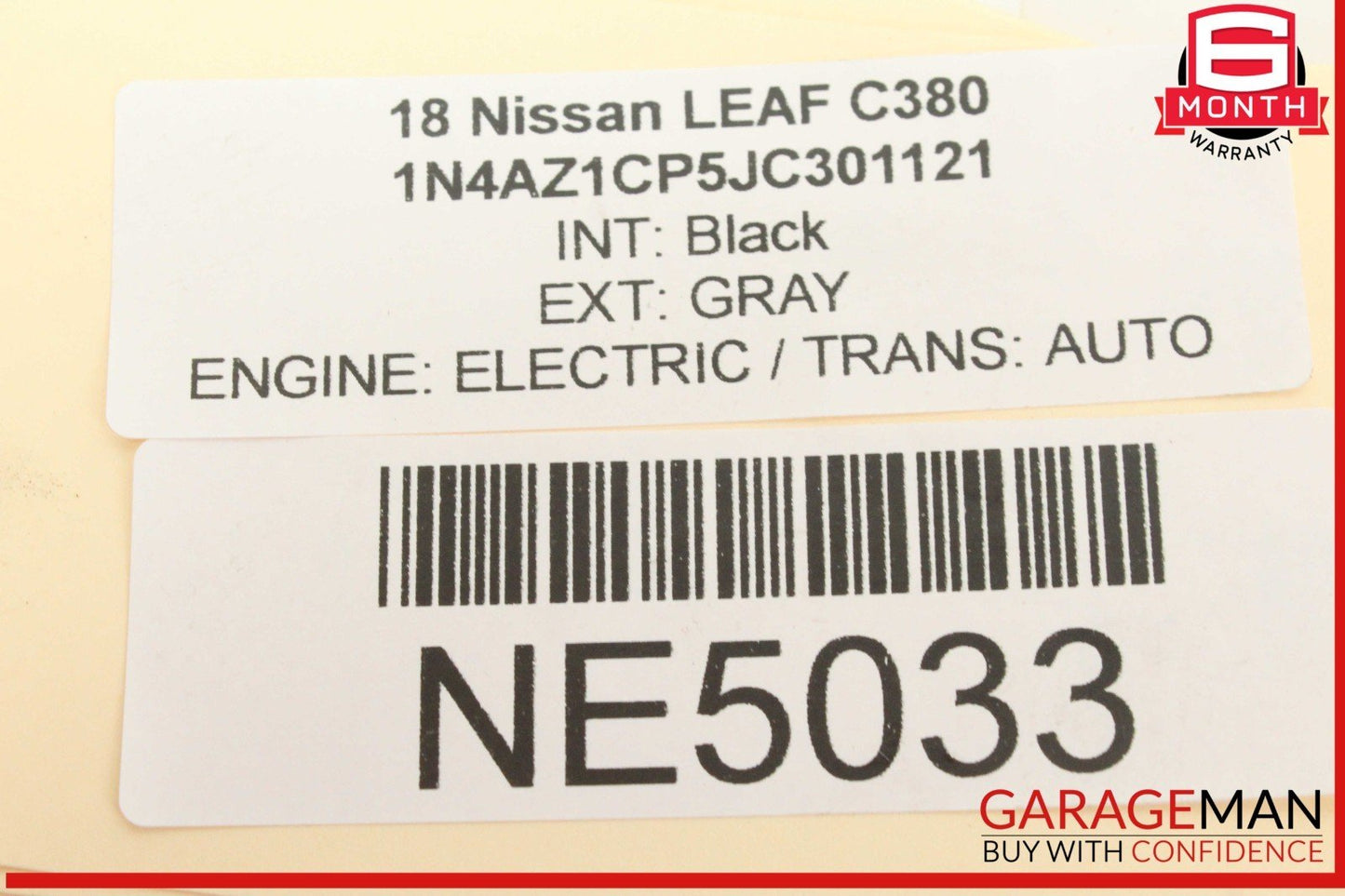 13-24 Nissan Leaf Front Right Passenger Side Window Regulator w/ Motor OEM