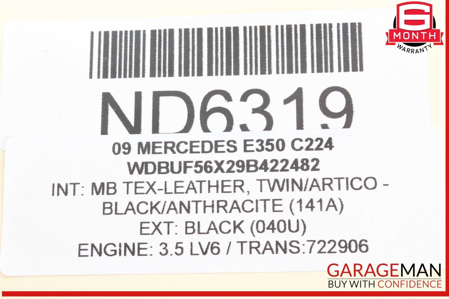 03-09 Mercedes W211 E350 Front Left Headlight Support Bracket Frame OEM
