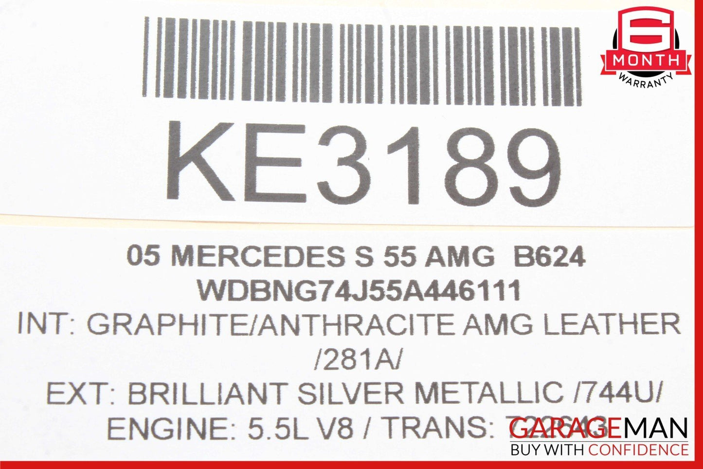 05-12 Mercedes W220 S55 AMG SLK300 ML350 V6 Engine Coolant Motor Water Pump OEM