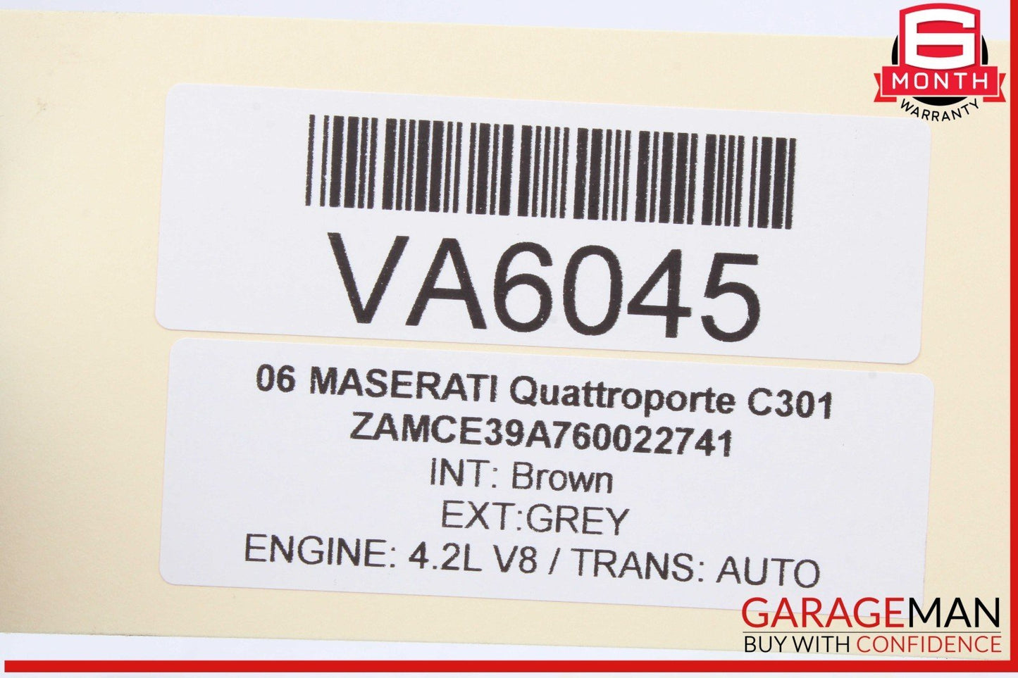 03-13 Maserati Quattroporte M139 Front Left Driver Side Exterior Door Handle OEM