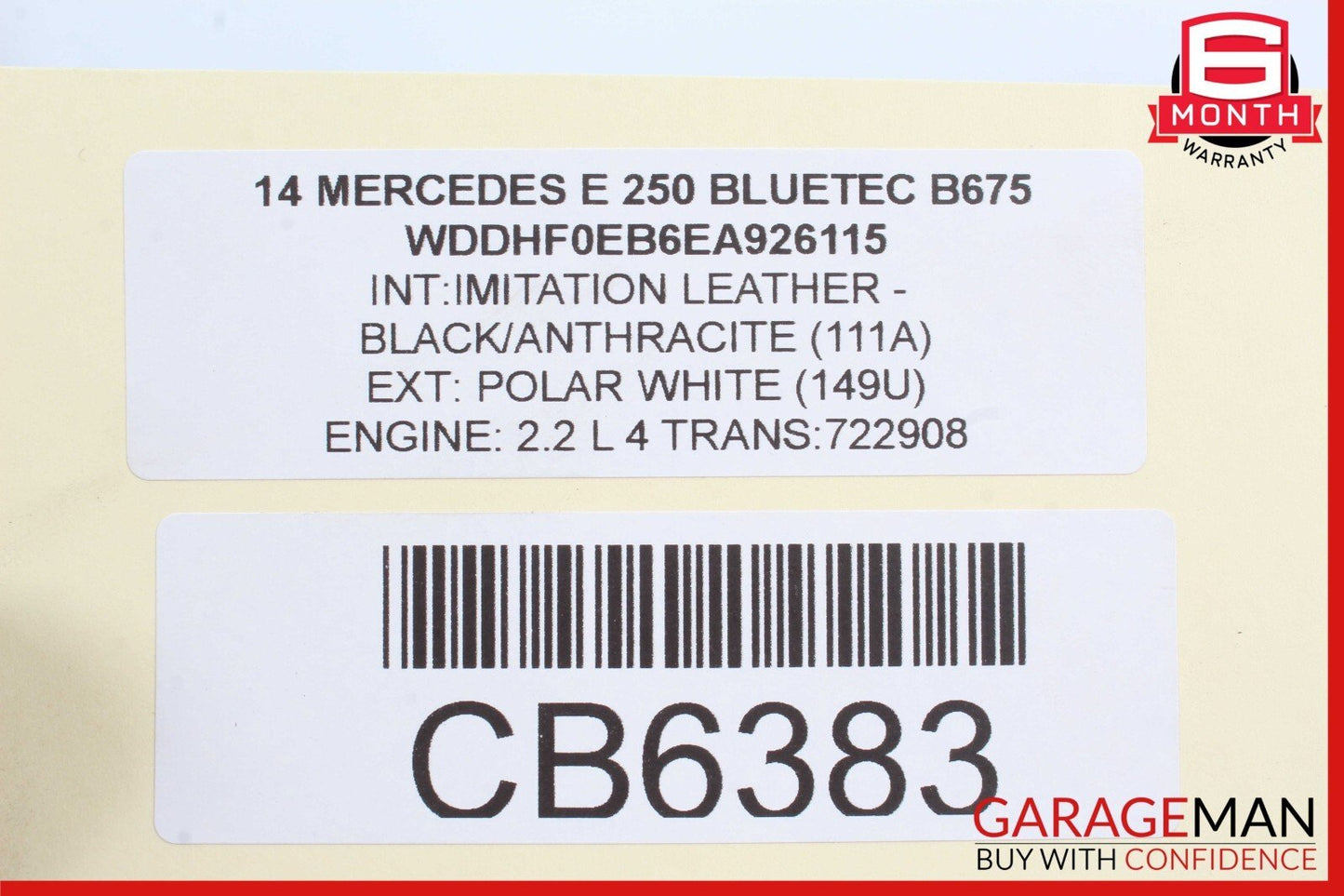 08-17 Mercedes W212 E250 C250 C350 Rear Left Side Tie Rod Control Arm Set OEM