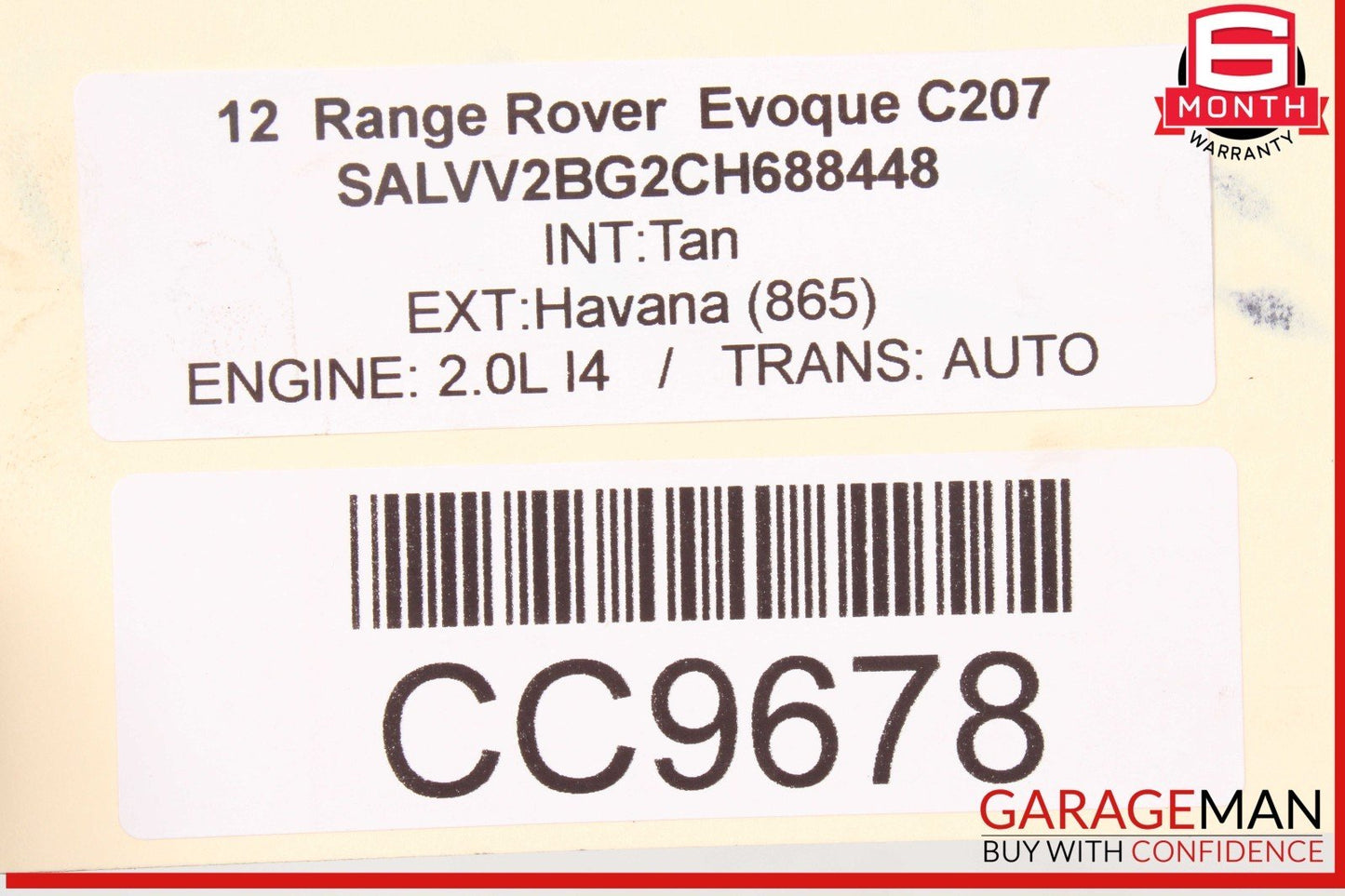 12-15 Range Rover Evoque L538 Transfer Case Assembly OEM