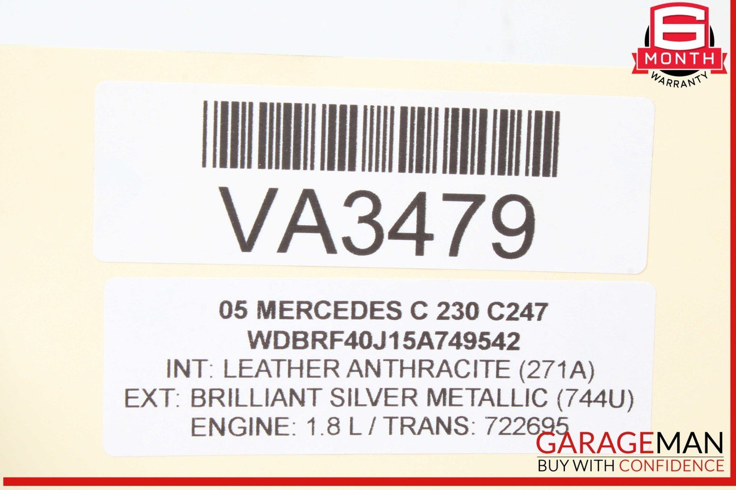01-07 Mercedes W203 C230 C320 C32 AMG Front Right Side Lower Control Arm OEM