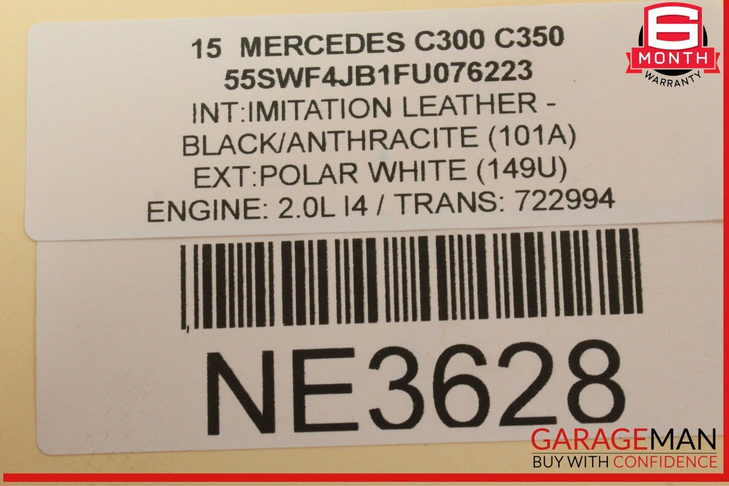15-20 Mercedes W205 C300 C350e Rear Left Side Spindle Knuckle Wheel Hub OEM