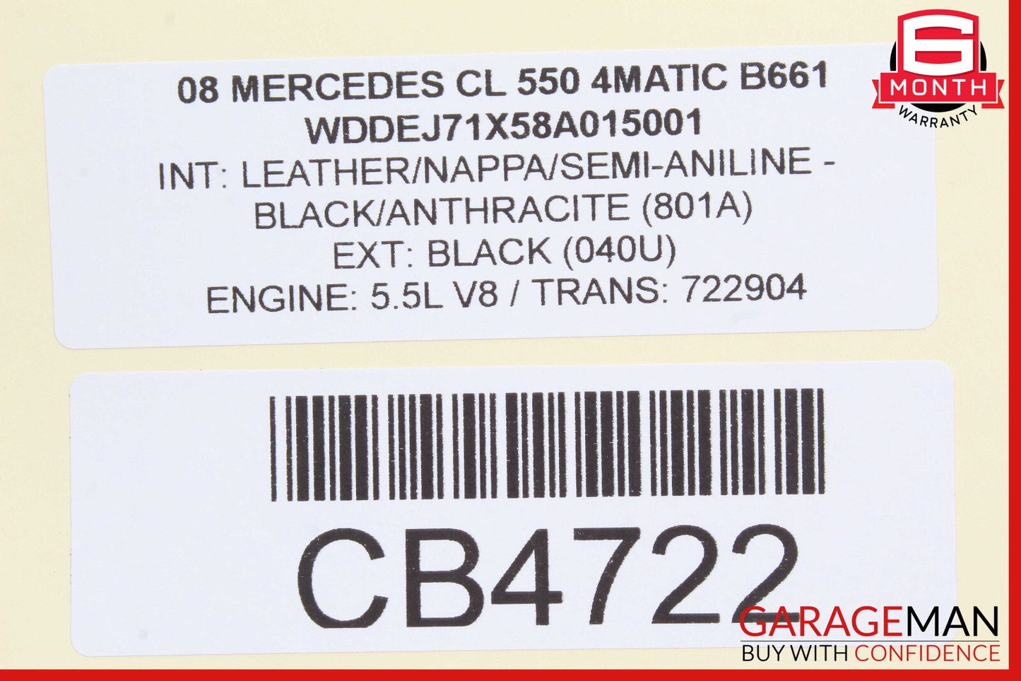 07-14 Mercedes W216 CL550 Accelerator Foot Gas Pedal Control Electronic OEM