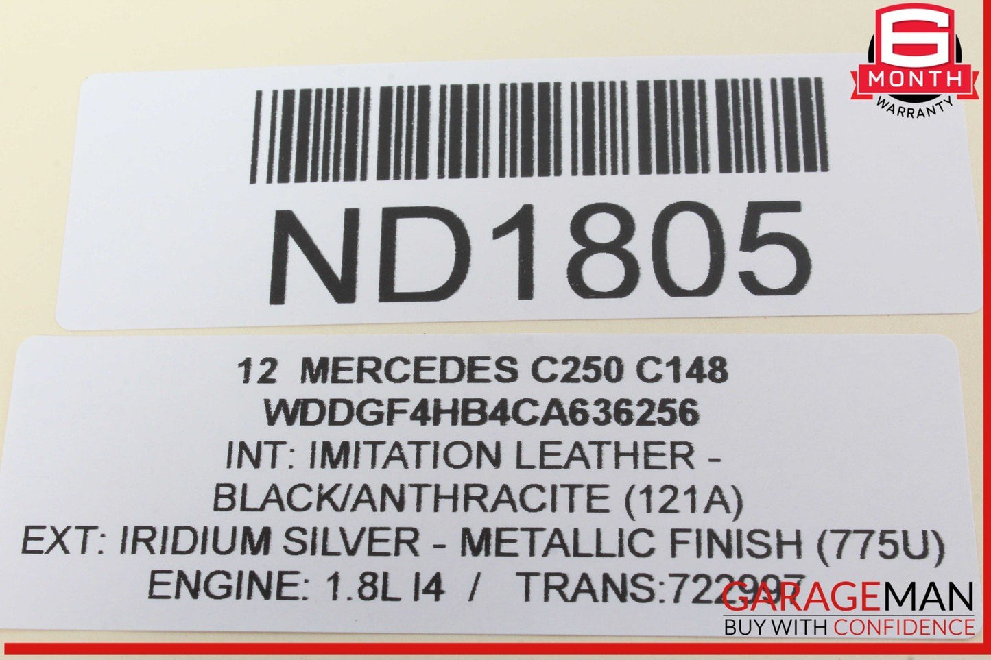12-14 Mercedes W204 C250 C350 Speedometer Odometer Instrument Cluster Gauge OEM
