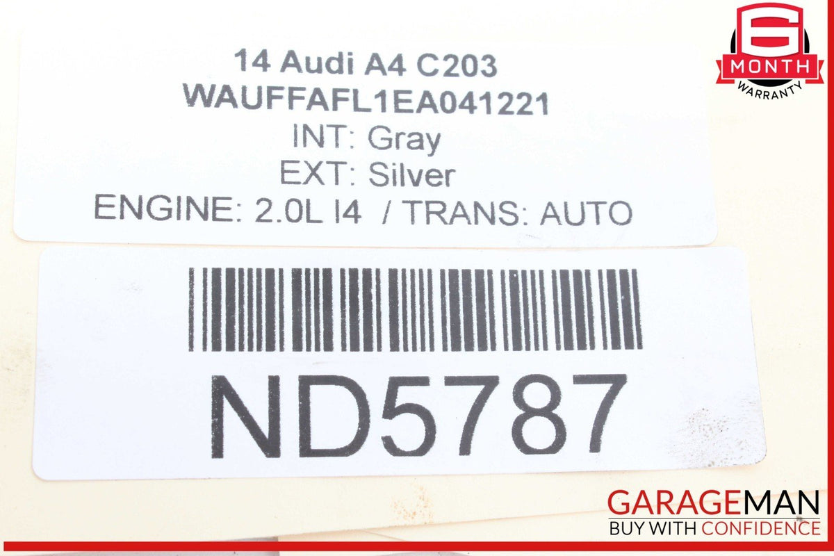 13-17 Audi A4 SQ5 Front Right Side Spindle Knuckle Wheel Hub w/ Disc Rotor OEM