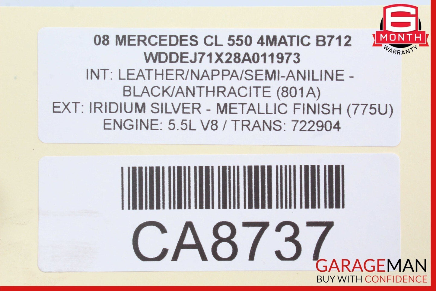 07-14 Mercedes W216 CL550 S550 Front Left Wheel Carrier Spindle Knuckle Hub OEM