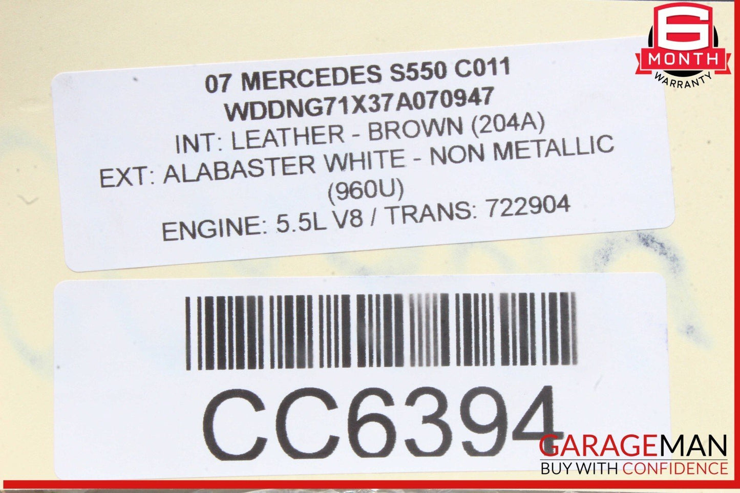 07-13 Mercedes W221 S550 S350 S400 Front Hood Bonnet Cover Panel Vent Assy OEM