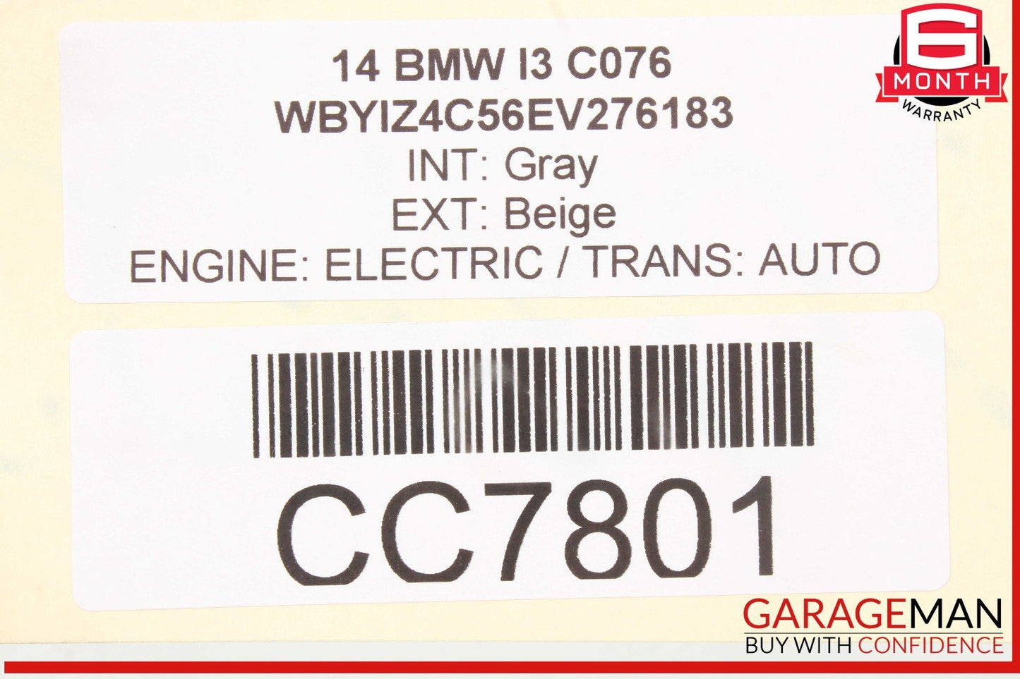 14-21 BMW i3 I01 Hybrid Fuel Gas Tank Reservoir Assembly OEM