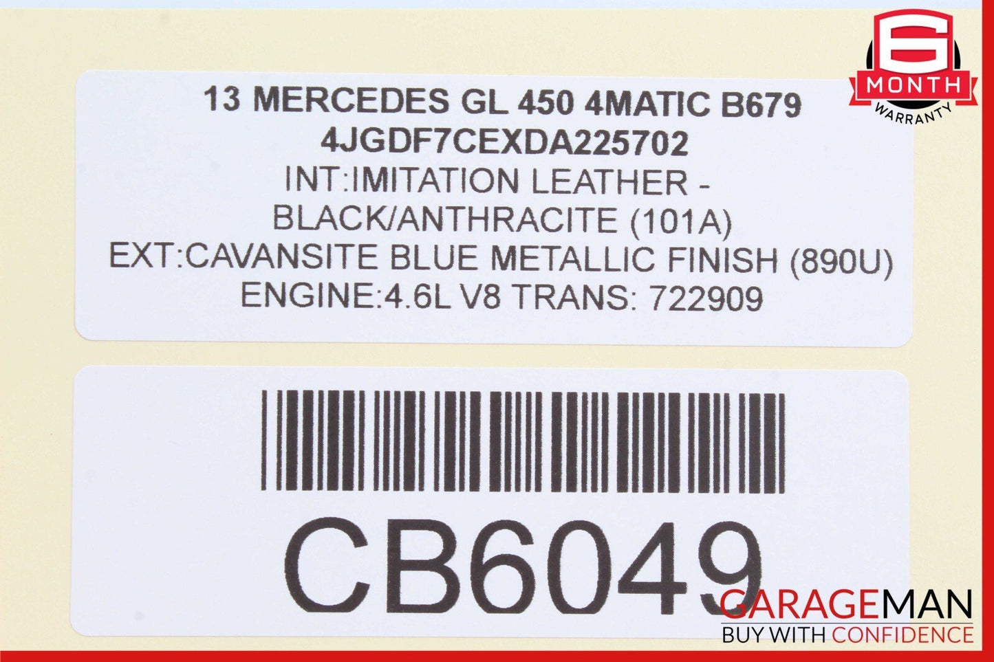 12-16 Mercedes X166 GL450 GL550 ML550 Rear Relay Fuse Box 1669063901 OEM