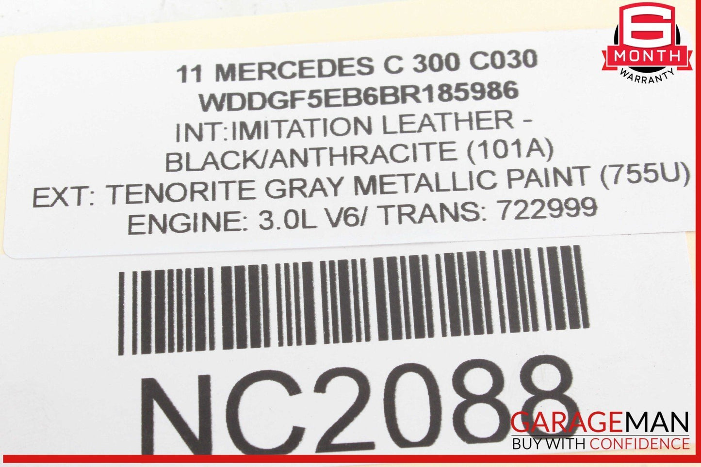 08-14 Mercedes W204 C300 C250 Rear Left & Right Shock Absorber Strut Set OEM