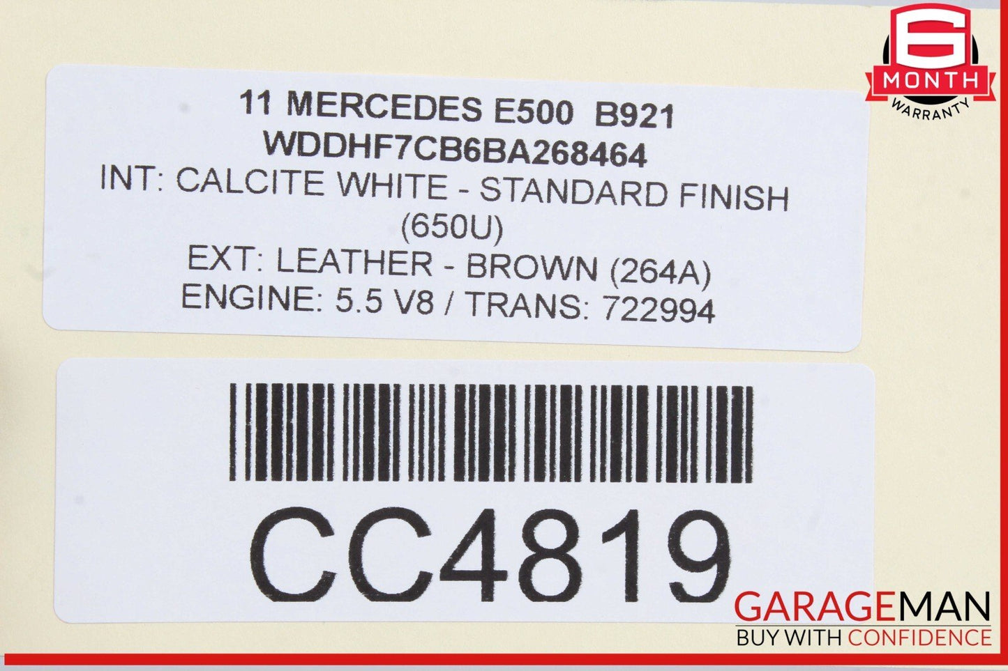 10-16 Mercedes W212 E500 E550 Front Right Side Exterior Door Shell Assembly OEM