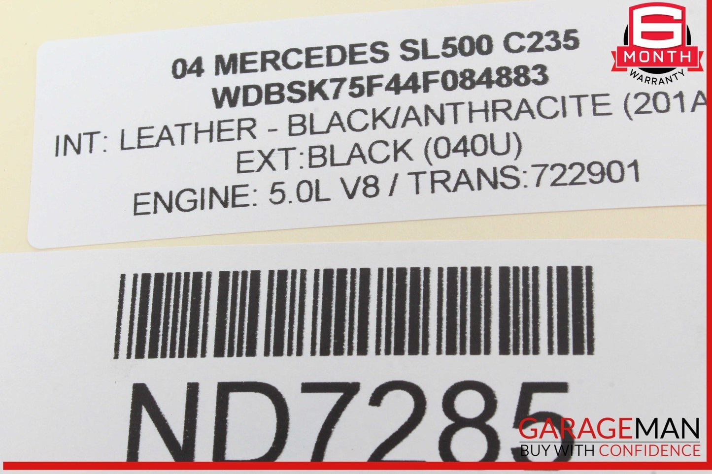 03-08 Mercedes R230 SL500 SL600 SL550 Instrument Cluster Speedometer OEM