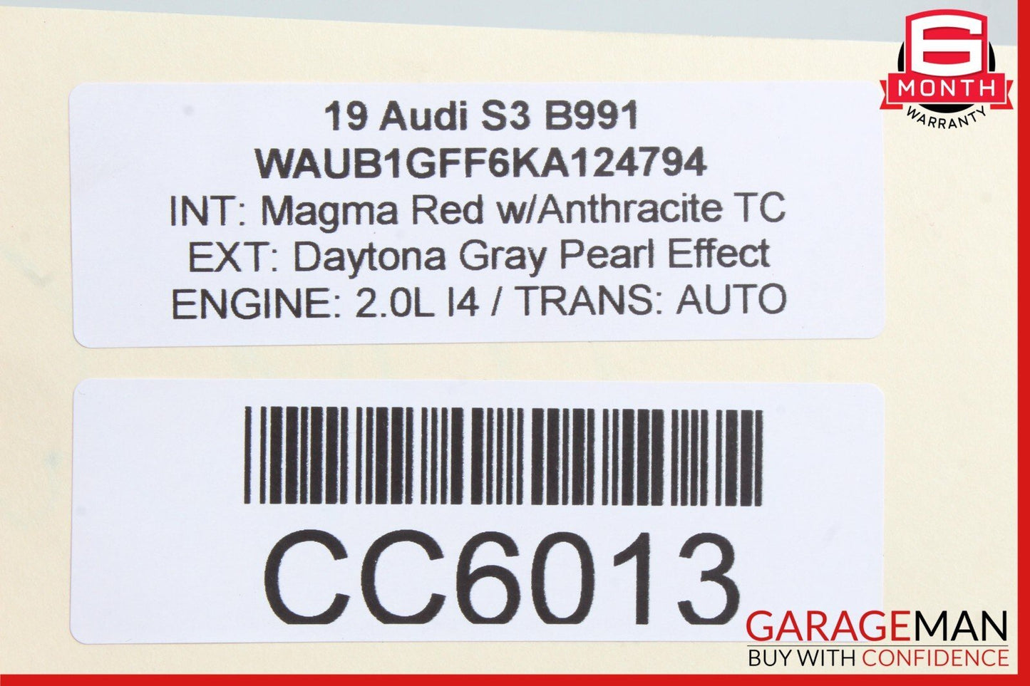 15-20 Audi S3 A3 Dashboard Dash Panel Assembly OEM