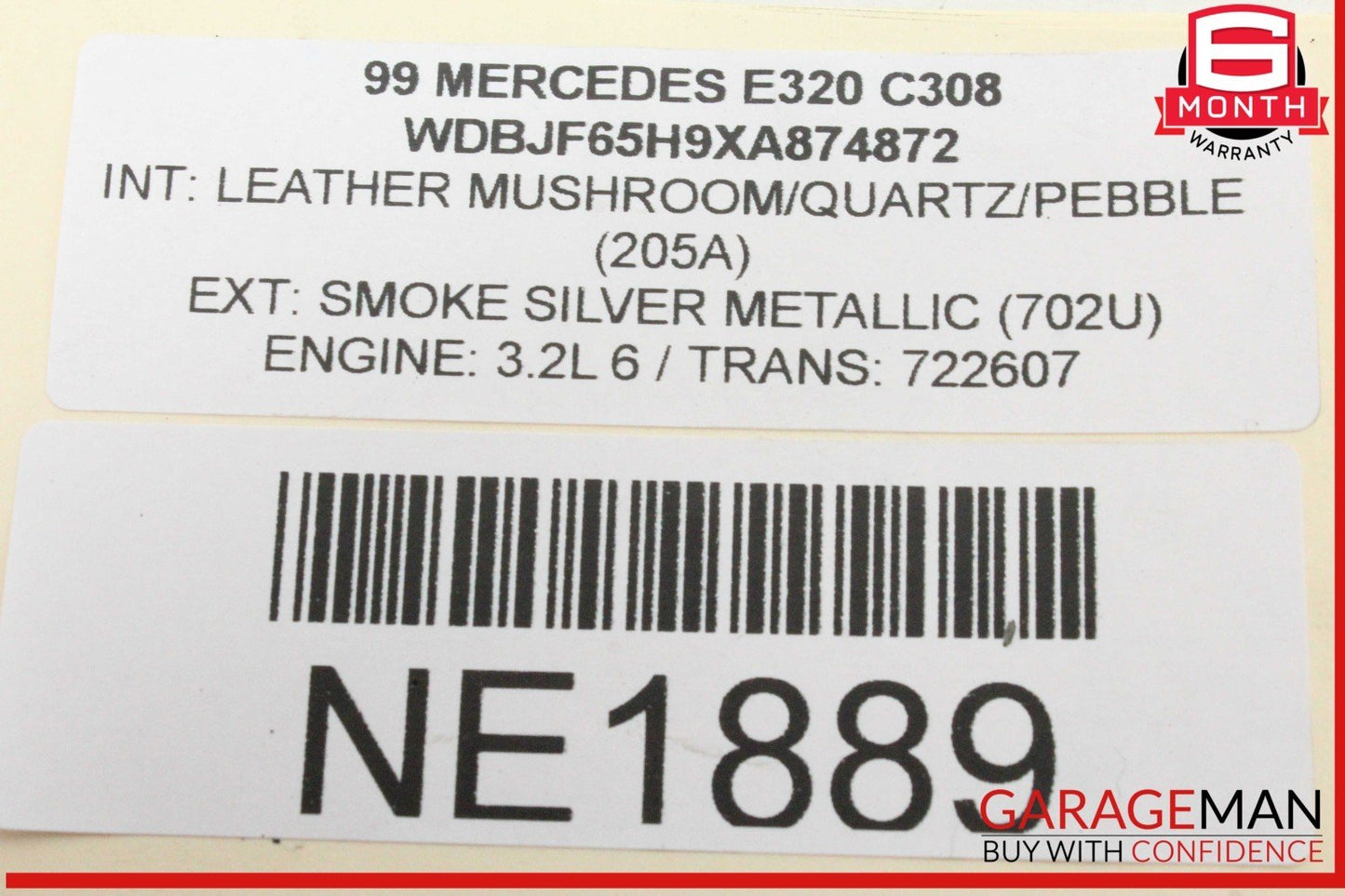 96-02 Mercedes W210 E320 E430 Front Windshield Wiper Linkage w/ Motor Bosch OEM