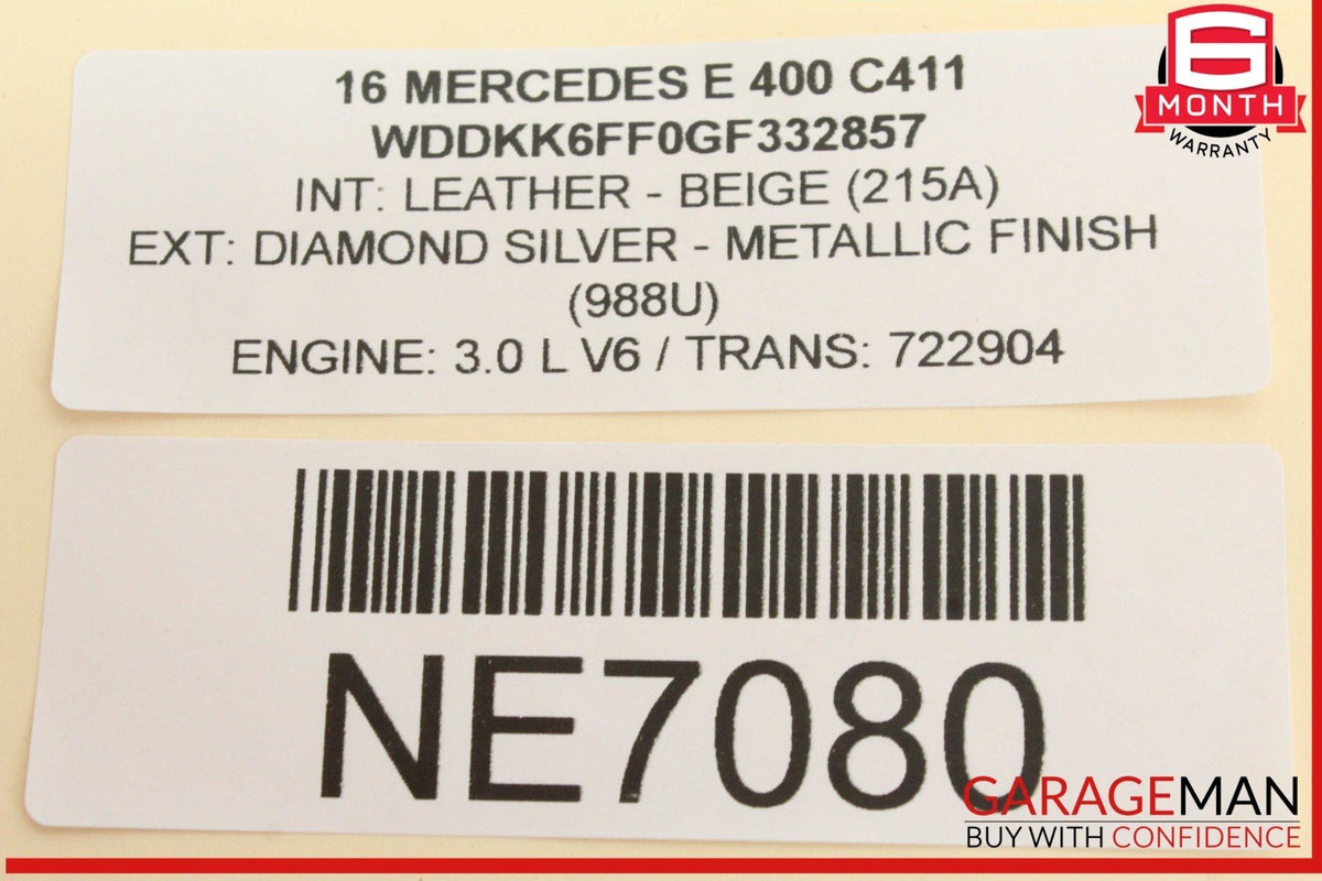 11-17 Mercedes W207 E400 E550 Left Side Main Lift Cylinder 2098000872 OEM