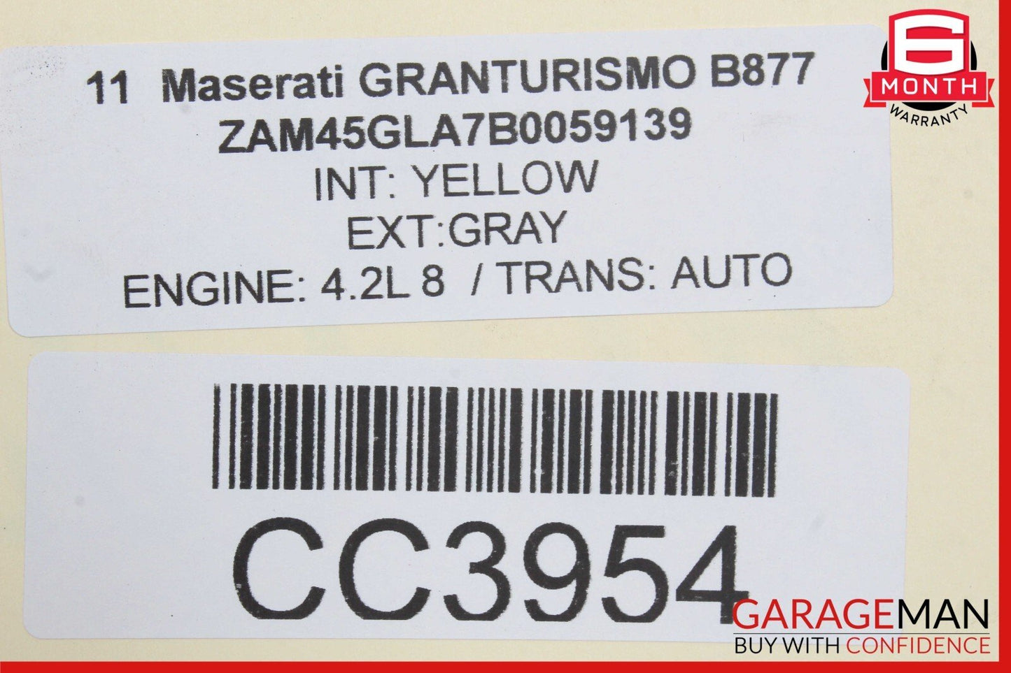 09-13 Maserati Quattroporte M139 Front Bumper Reinforcement Bull Bar Support OEM
